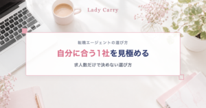 転職エージェントの選び方を解説するアイキャッチ画像