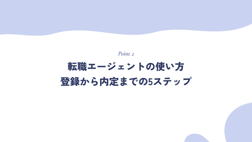 転職エージェントの使い方|登録から内定までの5ステップ