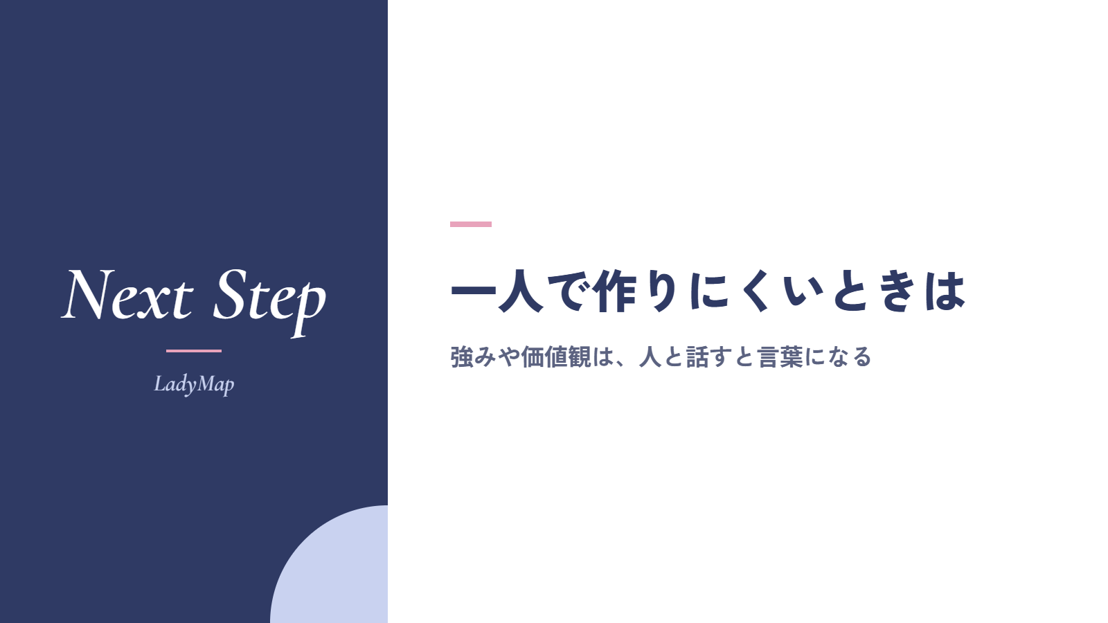 自分の取扱説明書を一人で作りにくいときは